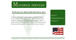 Desktop Screenshot of maverickservices.net